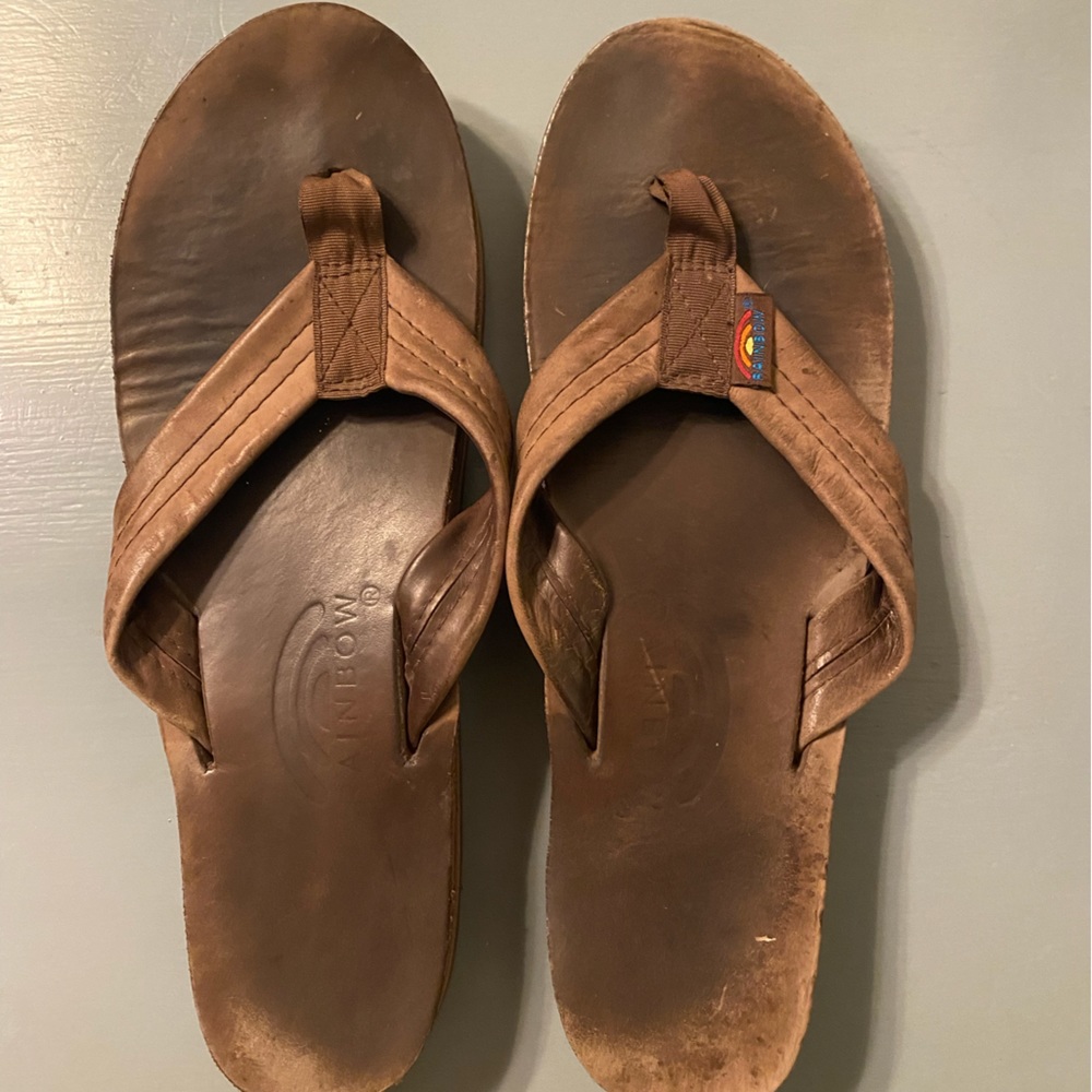 Ladies Rainbow Sandals, Large. (7.5-8.5)